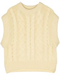 Lisa Yang - Cable-knit Cashmere Vest - Lyst