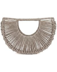 HIBOURAMA - Demetra Crystal-Embellished Clutch Bag - Lyst