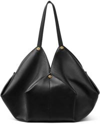 Versace - Grand Sac Porté Épaule Protea En Daim - Lyst