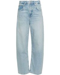 FRAME - Jeans Long Barrel a vita alta - Lyst