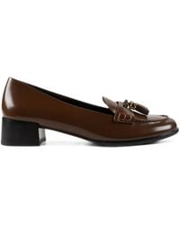 Tory Burch - Tassel-Detail Leather Loafers - Lyst