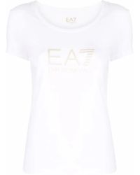 EA7 - T-shirts And Polos White - Lyst