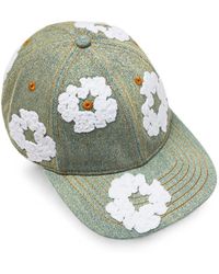 DENIM TEARS - Cotton Wreath Denim Cap - Lyst