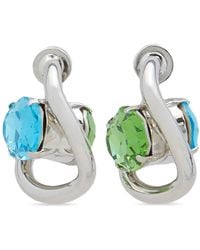 Marni - Crystal-embellished Hoop Earrings - Lyst