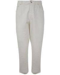 Brunello Cucinelli - ファイブポケット コットンパンツ - Lyst