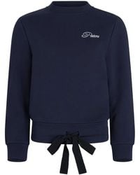 Patou - Besticktes Sweatshirt Aus Bio-Baumwolle - Lyst