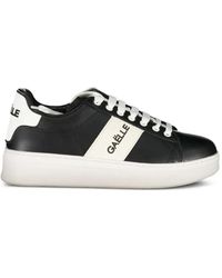 Gaelle Paris - Logo-Print Lace-Up Sneakers - Lyst