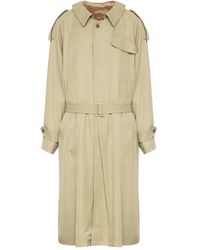 MM6 by Maison Margiela - Belted Trench Coat - Lyst