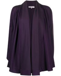 Dior Veste drapée à design ouvert devant - Multicolore