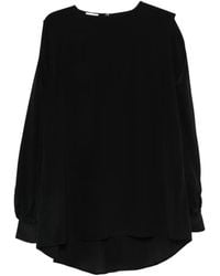DI.LA3 PARI' - Cut-Out Long-Sleeve Blouse - Lyst