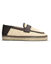 Castañer - Espadrilles Norris Tressées À Finitions En Cuir - Lyst