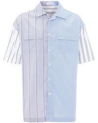JW Anderson - リラックスフィット ストライプ ショートスリーブ シャツ - Lyst