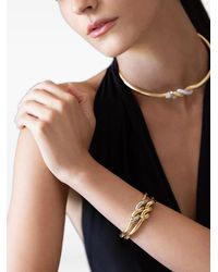 David Webb - Twisted Nail Cuff Bracelet - Lyst
