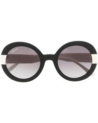 Lancel - Rose Round-Frame Sunglasses - Lyst