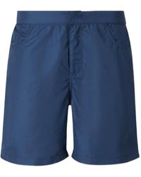 richard j. brown - Embroidered-Logo Swim Shorts - Lyst