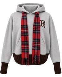 Egonlab - Hoodie À Patch Logo Et Détail Foulard - Lyst