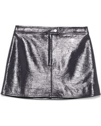 Courreges - Reedition Vinyl Mini-Rok - Lyst