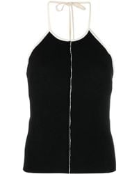 Sunnei - Halterneck Knitted Top - Lyst