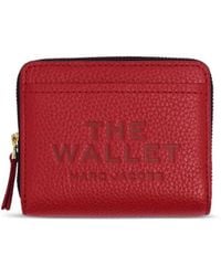 Marc Jacobs - The Leather Mini Compact Wallet - Lyst