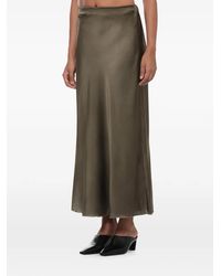 Avant Toi - Satin-Finish Elasticated-Waistband Maxi Skirt - Lyst