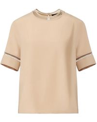 Fabiana Filippi - Top De Crepé De China - Lyst