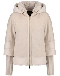 Moorer - Medea-Ba3 Panelled Puffer Jacket - Lyst