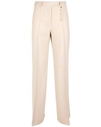 Seventy - Tassel-Detail Pressed-Crease Trousers - Lyst