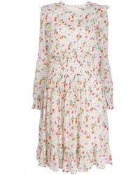 Essentiel Antwerp Jurk Met Bloemenprint - Meerkleurig