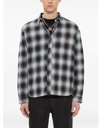 44 Label Group - Check-Print Shirt - Lyst