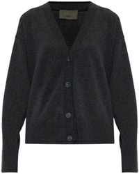 Akep - V-Neck Button-Up Cardigan - Lyst