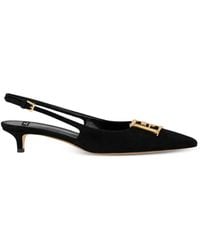 Elisabetta Franchi - Suede Slingback Pumps - Lyst