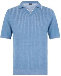 Fedeli - Ribbed-Knit T-Shirt - Lyst