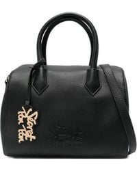 Secret Pon-pon - Top-Handles Leather Tote Bag - Lyst
