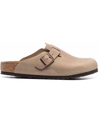 Birkenstock - Buckled Leather Loafers - Lyst