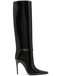 Saint Laurent - Vendome 110Mm Buckled Boots - Lyst