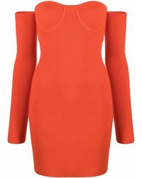 Helmut Lang - Contour Sweetheart-Neck Mini Dress - Lyst