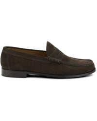 BOGGI - Suede Leather Loafers - Lyst