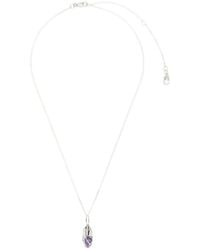 CAPSULE ELEVEN - Capsule Amethyst Cabochon Pendant Necklace - Lyst