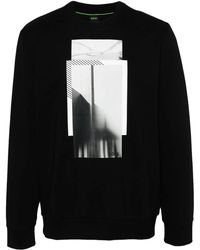 BOSS - グラフィック スウェットシャツ - Lyst
