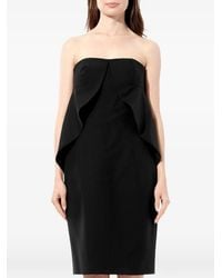 Balenciaga - Swan Strapless Ruffled Dress - Lyst