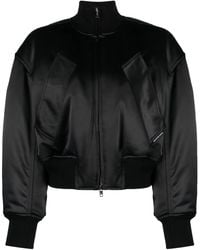 Alexander Wang - Padded Satin Bomber Jacket - Lyst