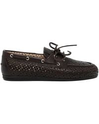 POSA - Perforated Loafers - Lyst