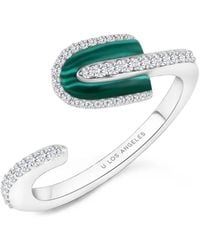 UNION LOS ANGELES - U Solo Malachite And Diamond Ring - Lyst