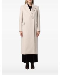 Agnona - Peak-Lapels Double-Breasted Cashmere Coat - Lyst