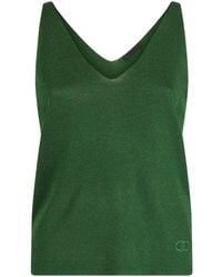 Liu Jo - Shimmering V-Neck Top - Lyst