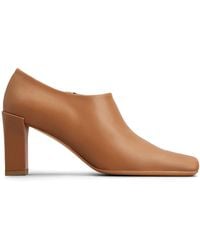 Tod's - Square-Toe 85Mm Leather Boots - Lyst