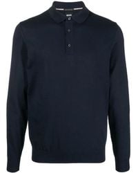 BOSS - Polo A Maniche Lunghe - Lyst