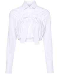 Patou - Shirt With Bow - Lyst