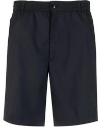 Emporio Armani - Bermuda Shorts Met Elastische Tailleband - Lyst