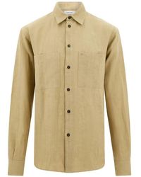 Ferragamo - Pure Linen Shirt - Lyst